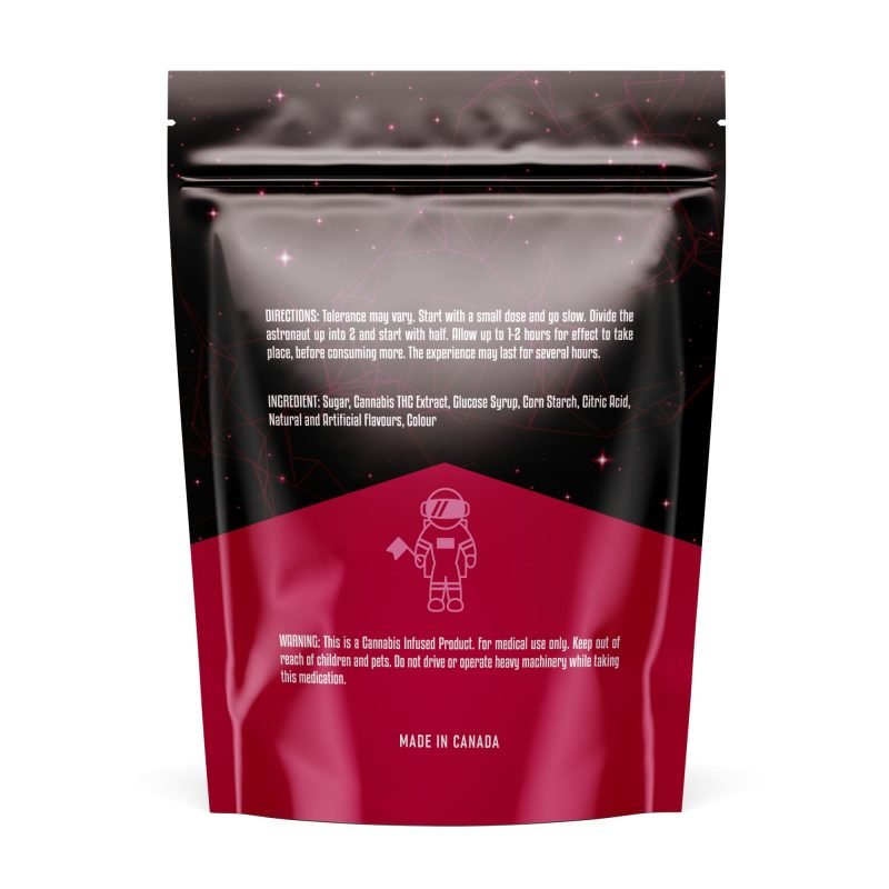 faded cannabis co. strawberry jupiter astronauts 600mg thc