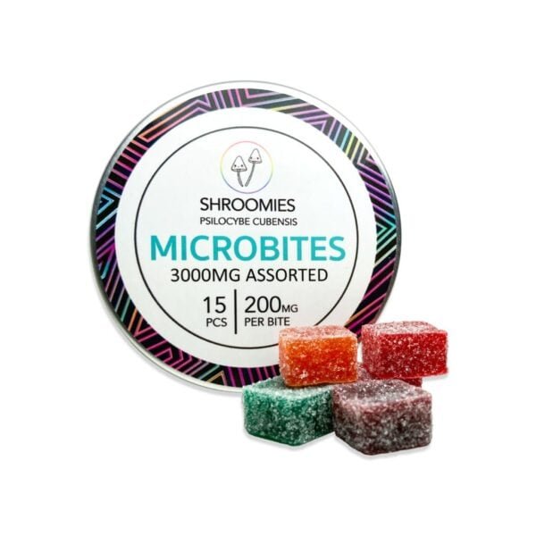 shroomies microbites assorted– 3000mg