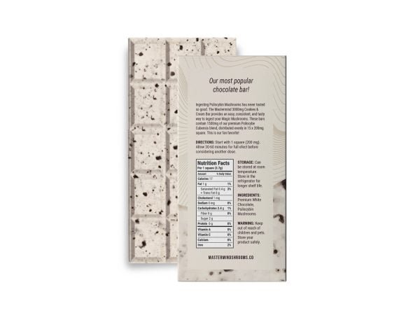 mastermind – cookies & cream classic bar 3000mg