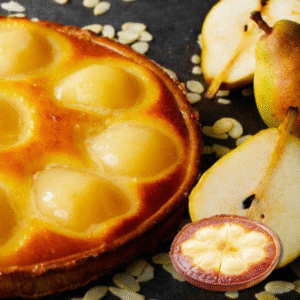 Pear & Almond Tart 750g Frozen Pomone * MELBOURNE METRO ONLY **