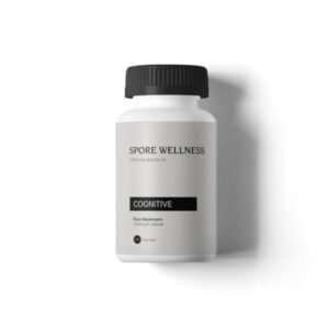 microdosing mushroom capsules spore wellness cognitive bottle of 25